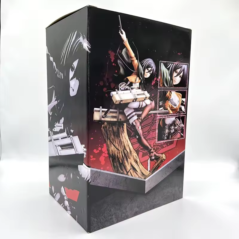 Figurine de dessin animé ARTFX J attaque sur Titan, 29cm, Mikasa Ackerman, Shingeki no Kyojin Levi Ackerman, modèle poupée, jouet - AliExpress 