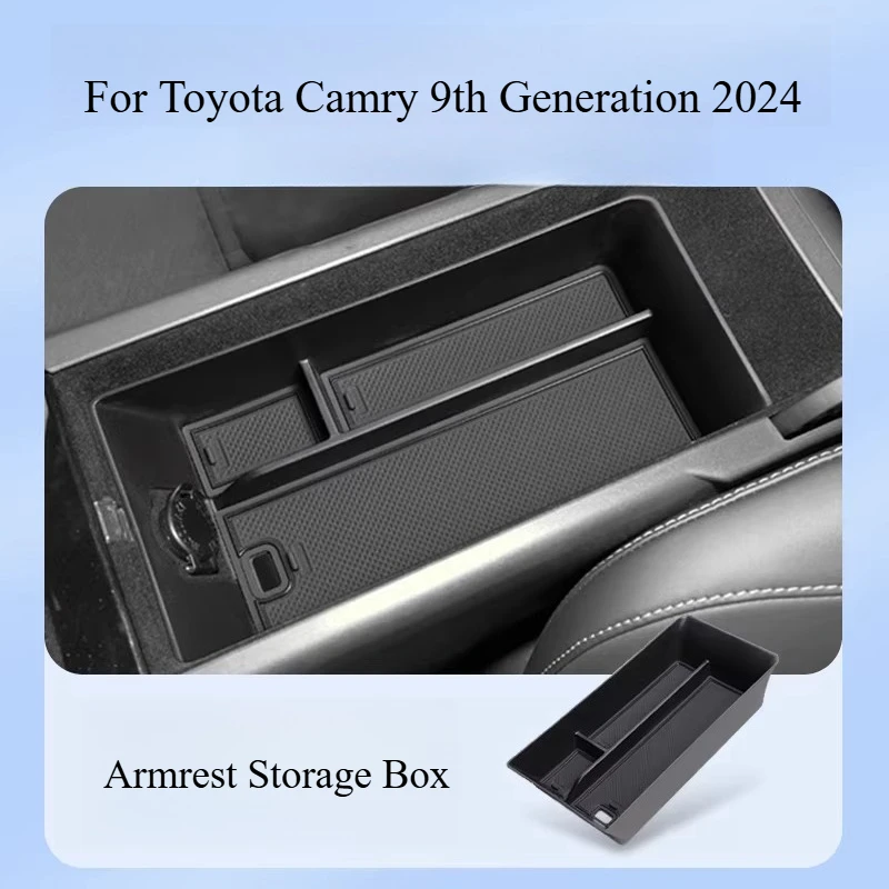 

Для Toyota Camry 2025 9-го поколения: ящик-органайзер для подлокотника, центральный органайзер для хранения, аксессуары для центральной консоли, комплектующие для кузова автомобиля