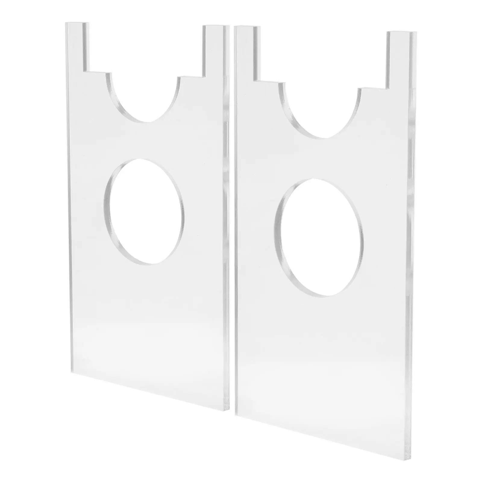 2Pcs Clear Under Couch Acrylic Blockers Universal Sofa Wall Protectors Furniture Gap Fillers Prevent Lost Items Invisible Sofa