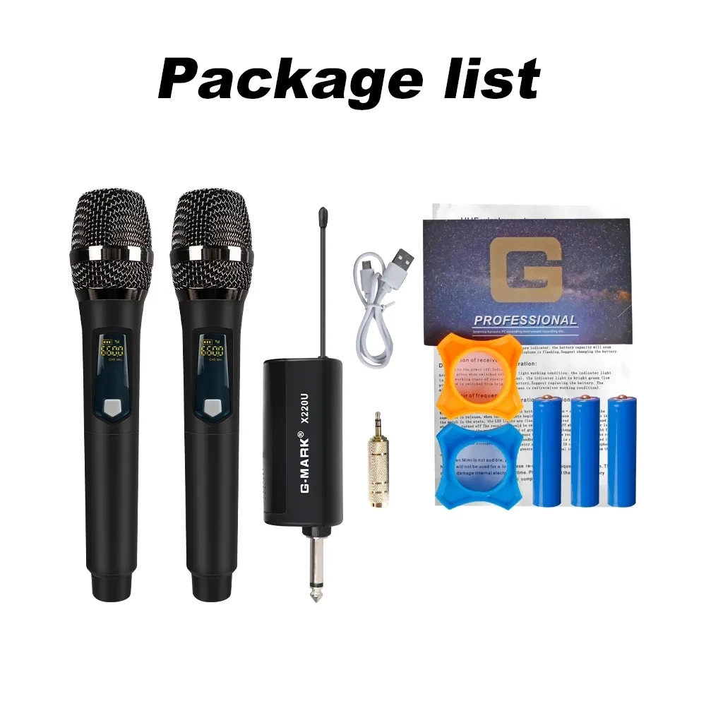 ميكروفون ديناميكي ، قابل للتعديل ، تردد UHF ، inalambico ، استوديو محترف