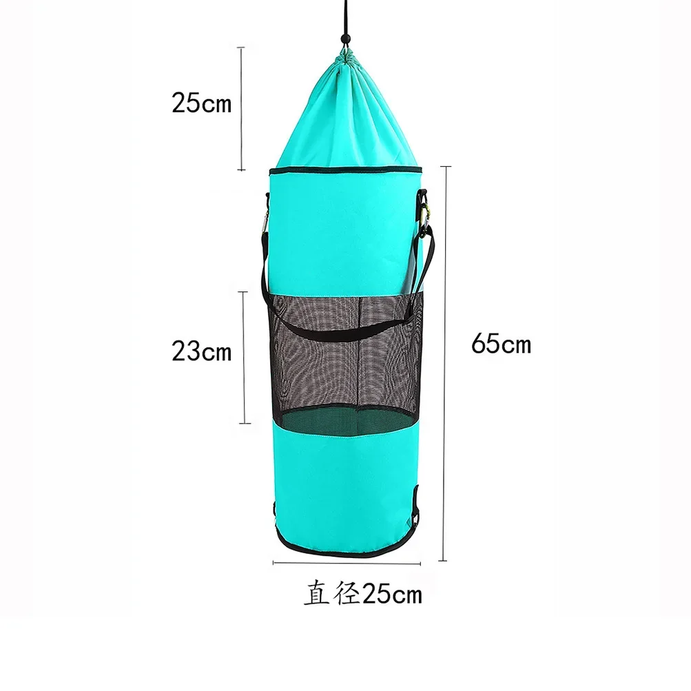 Boat Trash  Portable Garbage Marine Pontoon Accessories Waste Portable Pouch Reusable Trapper  Kayak Camping Rubbish Bags