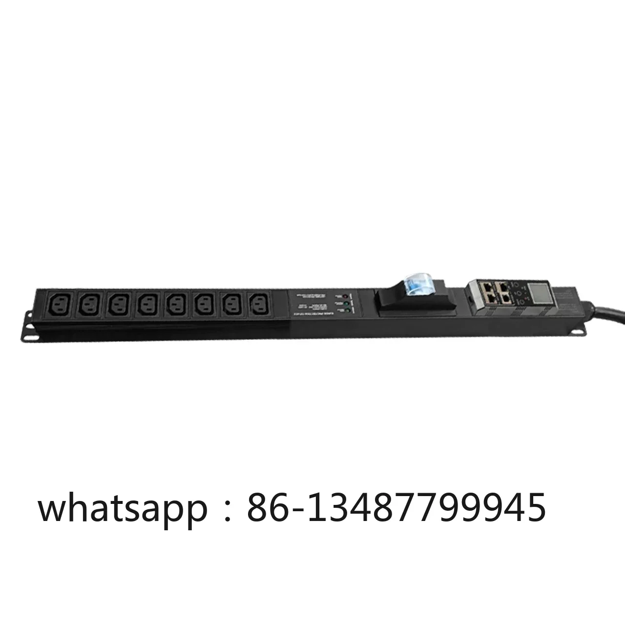

L6-30p 8-битная розетка C13 Интеллектуальный PDU SNMP Telnet Мониторинг напряжения и тока Воздушный переключатель Решечная розетка из алюминиевого сплава
