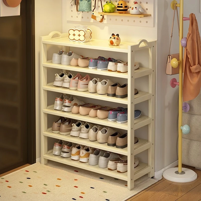

Space-saving Shoe cabinet narrow door multi-layer household Shoe racks indoor entrance جزامة احذية خشب دولاب hallway furniture