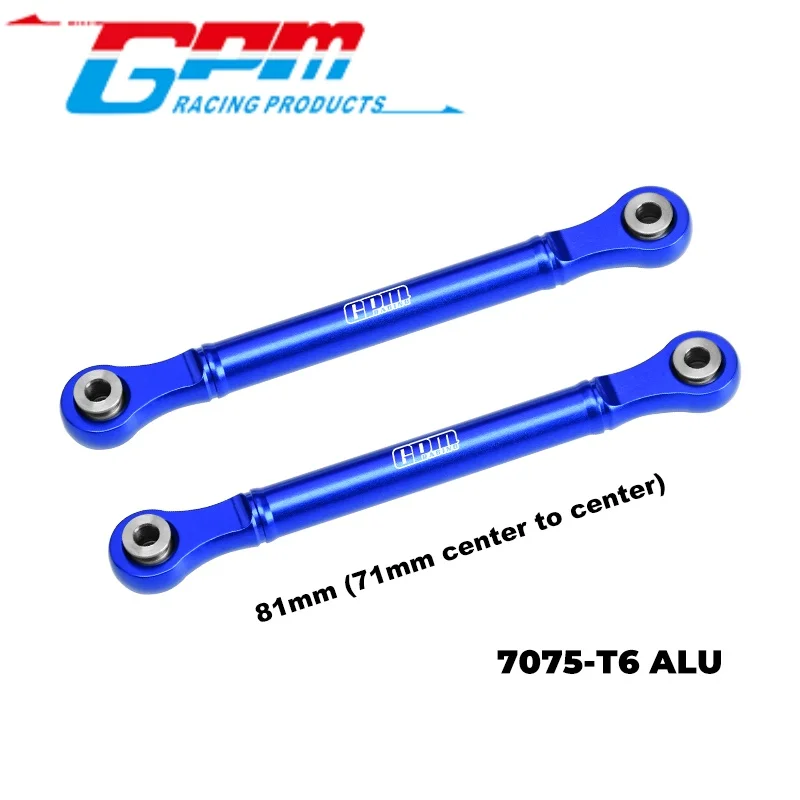 GPM TJ057 7075 ALLOY REAR CAMBER LINKS FOR TRAXXAS 1/8 JATO 4X4 VXL / 1/10 FORD F-150 RAPTOR R RC Upgrade