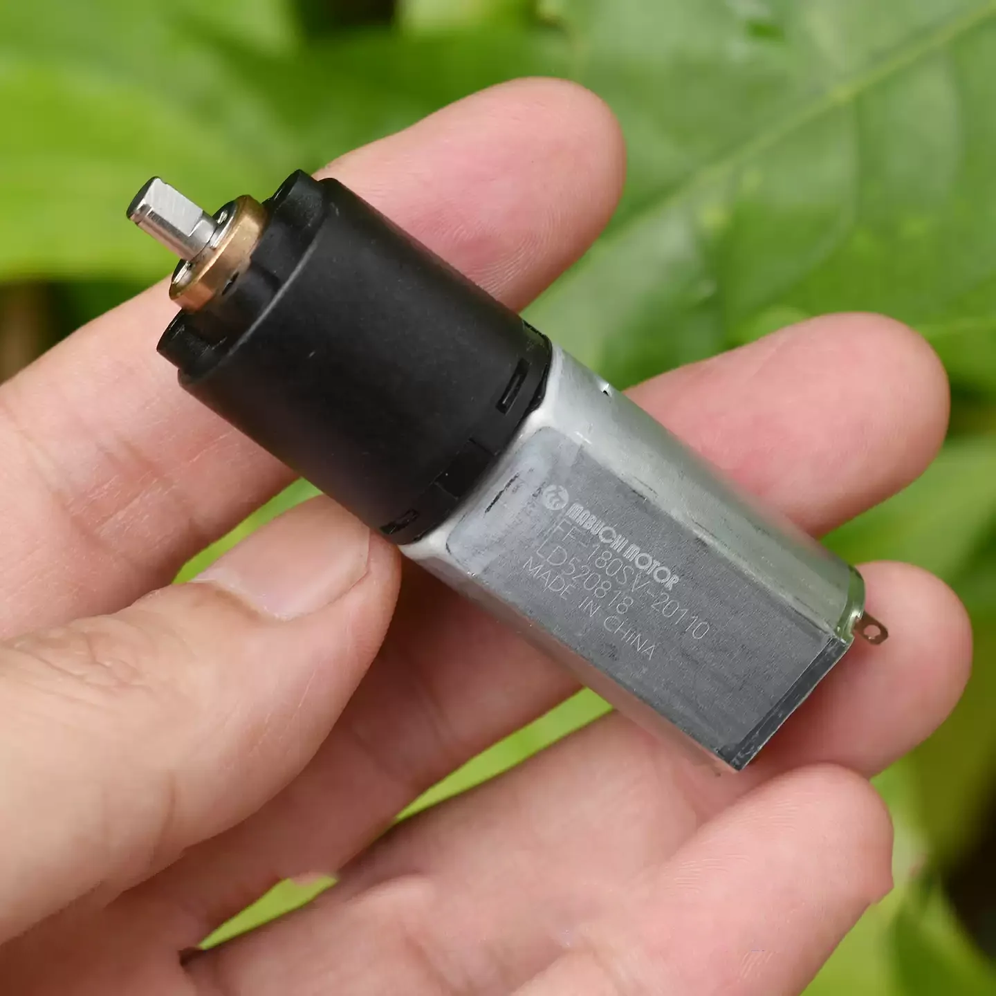 FF-180SV-20110 Planetary Gear Motor DC 6V 45 rpm, Three-stage 180 Gear Motor with Precious Metal Brushes