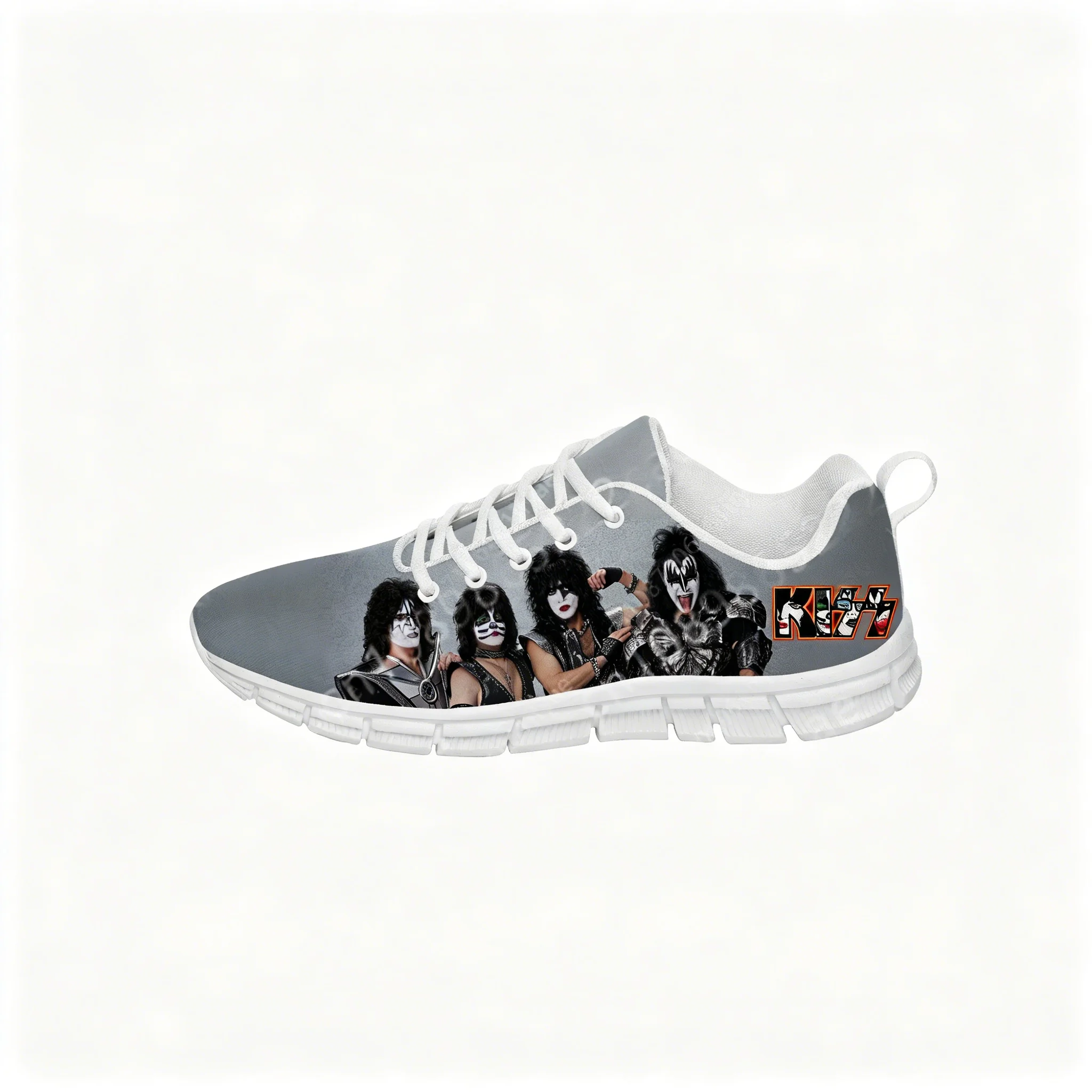 Creatures of the Night Low Top Sneakers Mens Band Kiss Womens Teenager Casual Shoes Canvas Running 3D Shoes Custom Shoes view 2