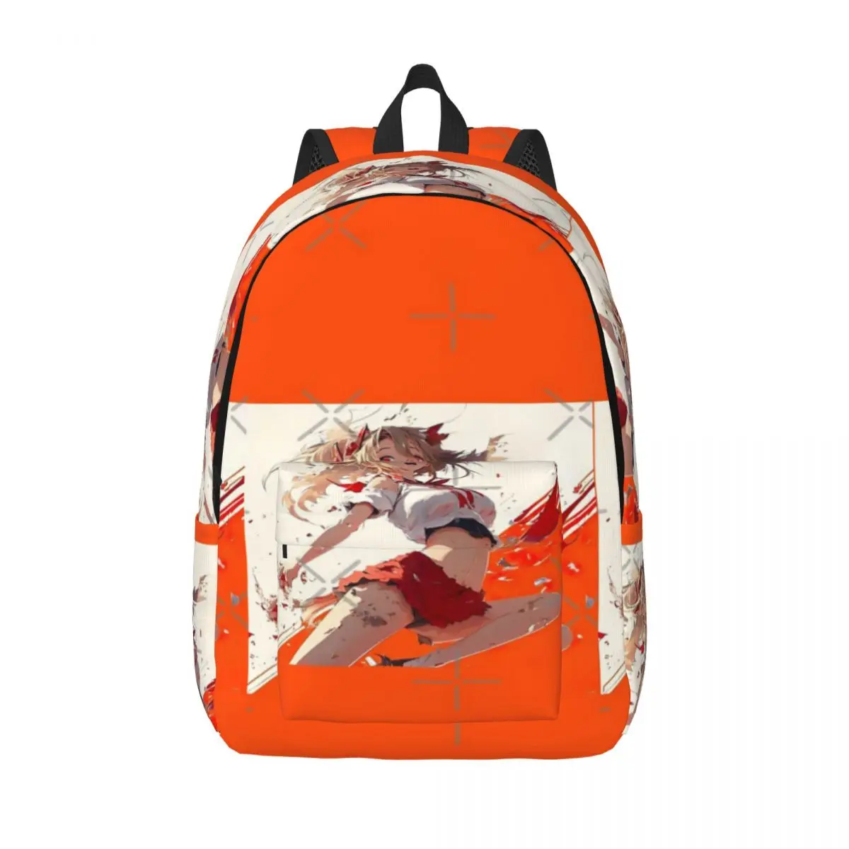 

2 Color Anime Girl Splash Simple and Stylish Backpack Canvas Backpack Bag