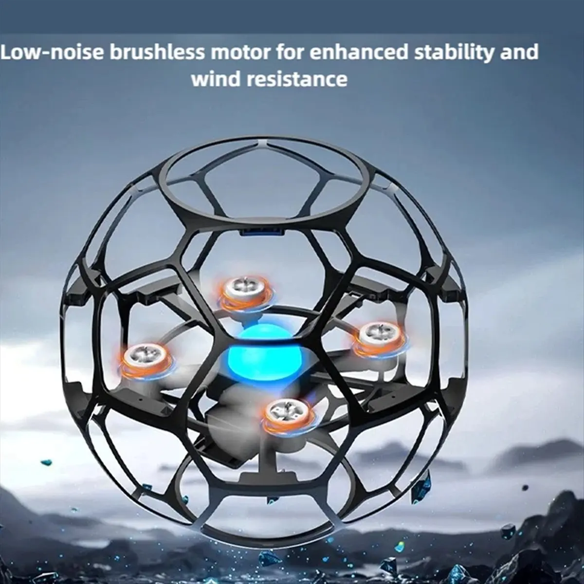DT77 2.4G Remote Control Football Drone Children'S Flight Training RC Drone Toys Professional Racing Drone with HD FPV Kids