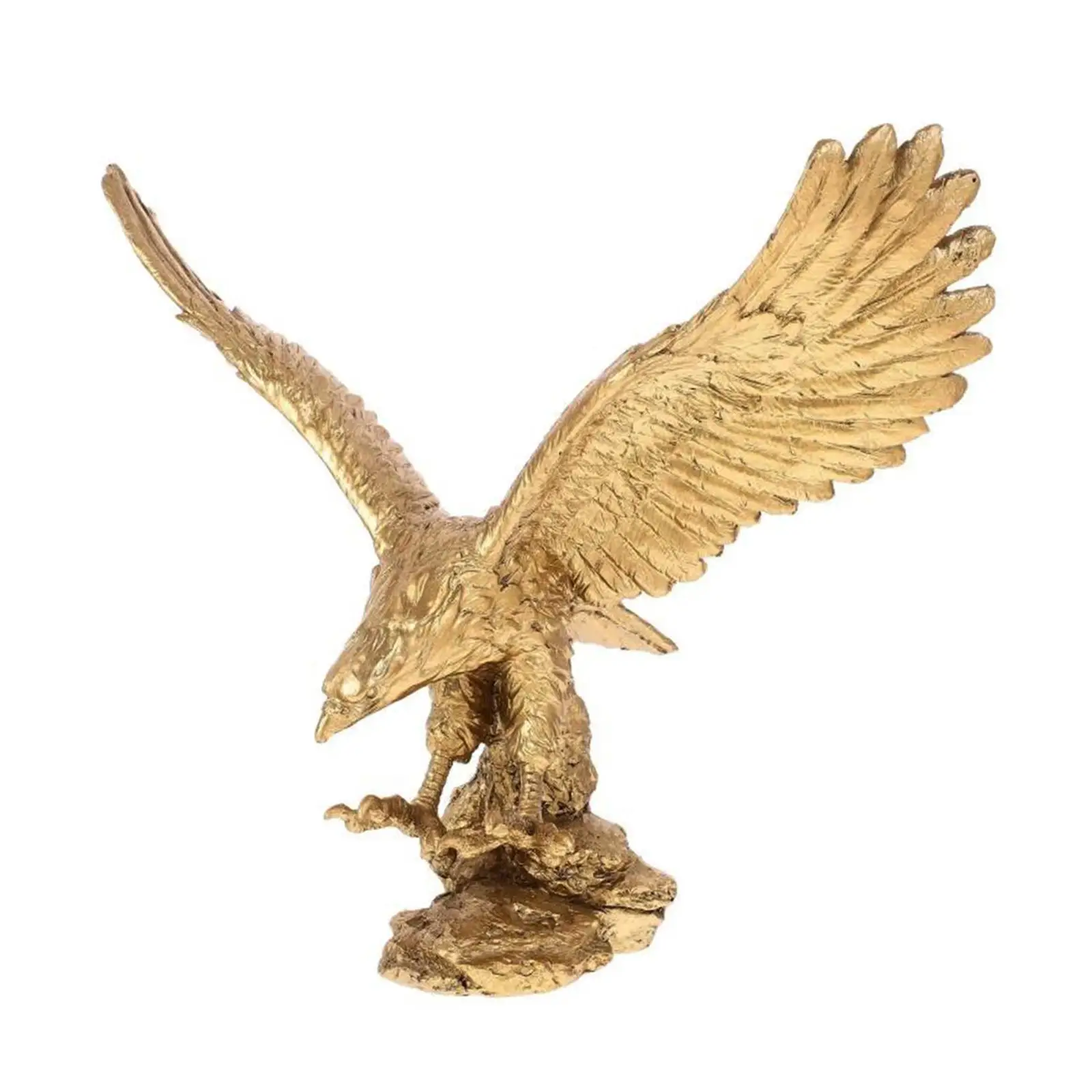 Tabletop Eagle Sculpture Decoration Statue Resin Figurine Artistic Home Decor Piece for Porch Dining Room