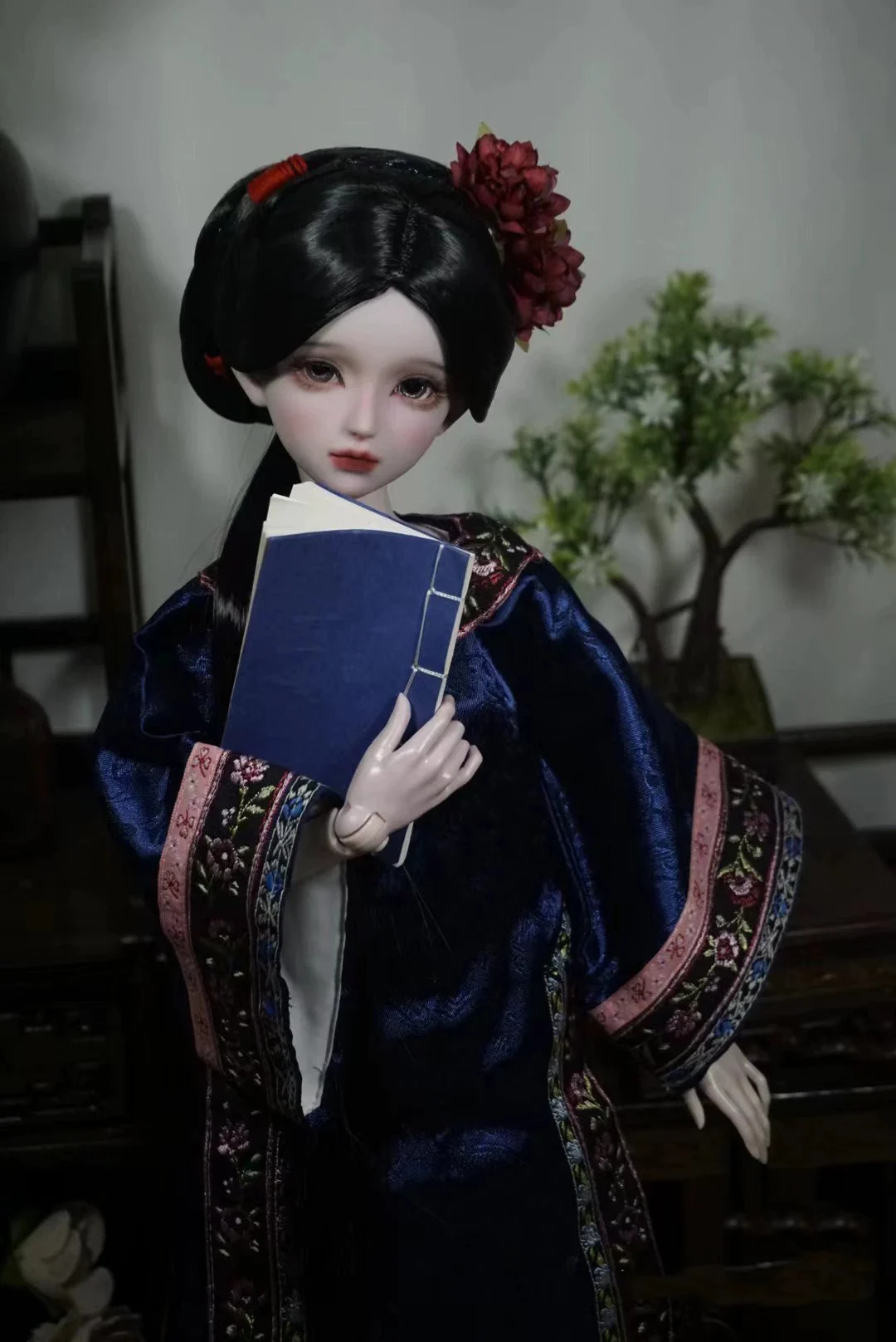 1/4 1/3 Starożytny kostium BJD Peruka Chińska wróżka Hanfu Długie włosy Retro Peruki dla BJD/SD MSD SD13 Dziewczyna SSDF Akcesoria dla lalek C2400