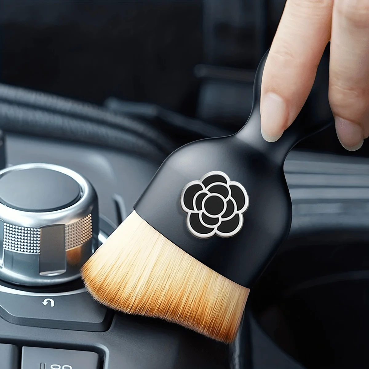 

[Ультрамягкая автомобильная щетка] 1 шт. Щетка для детейлинга автомобиля Camellia - ультрамягкая щетина для бережной очистки