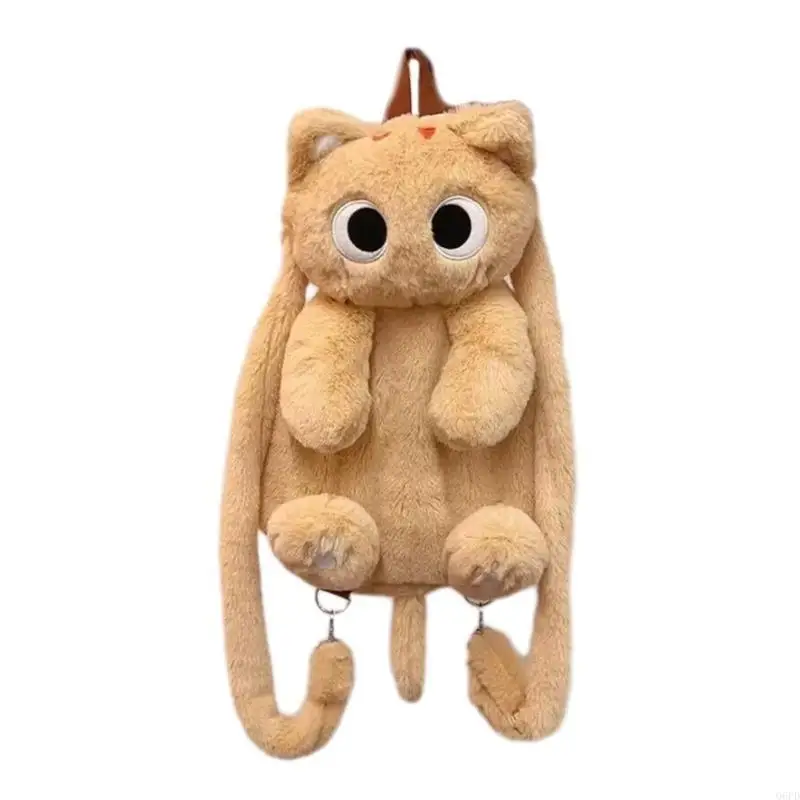 

Plush Backpack Cartoon School Bag Soft Comfortable Shoulders Bag for Kids Girl Gift Daily Use Women Shoulder Bag