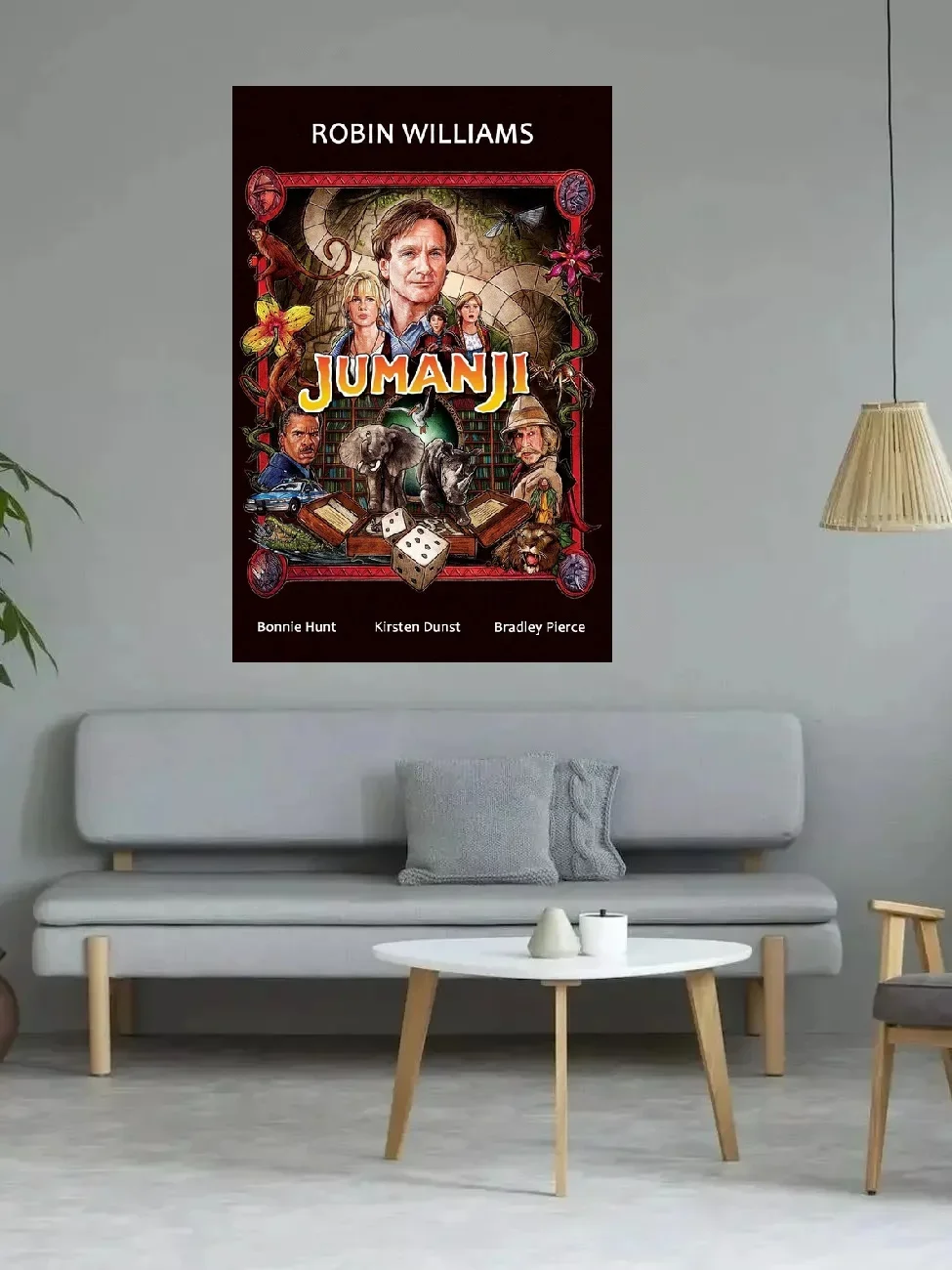 6Style Choose Jumanji Movie, Print Art Canvas Poster, For Living Room Decor, Home Wall Picture