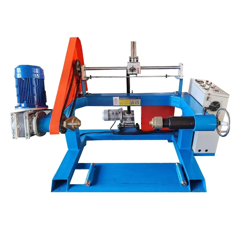 QIPANG 630MM Spool Reel Rewinding Equipment Automatic Cantilever Type Take-up And Winding Machine For Wire And Cable