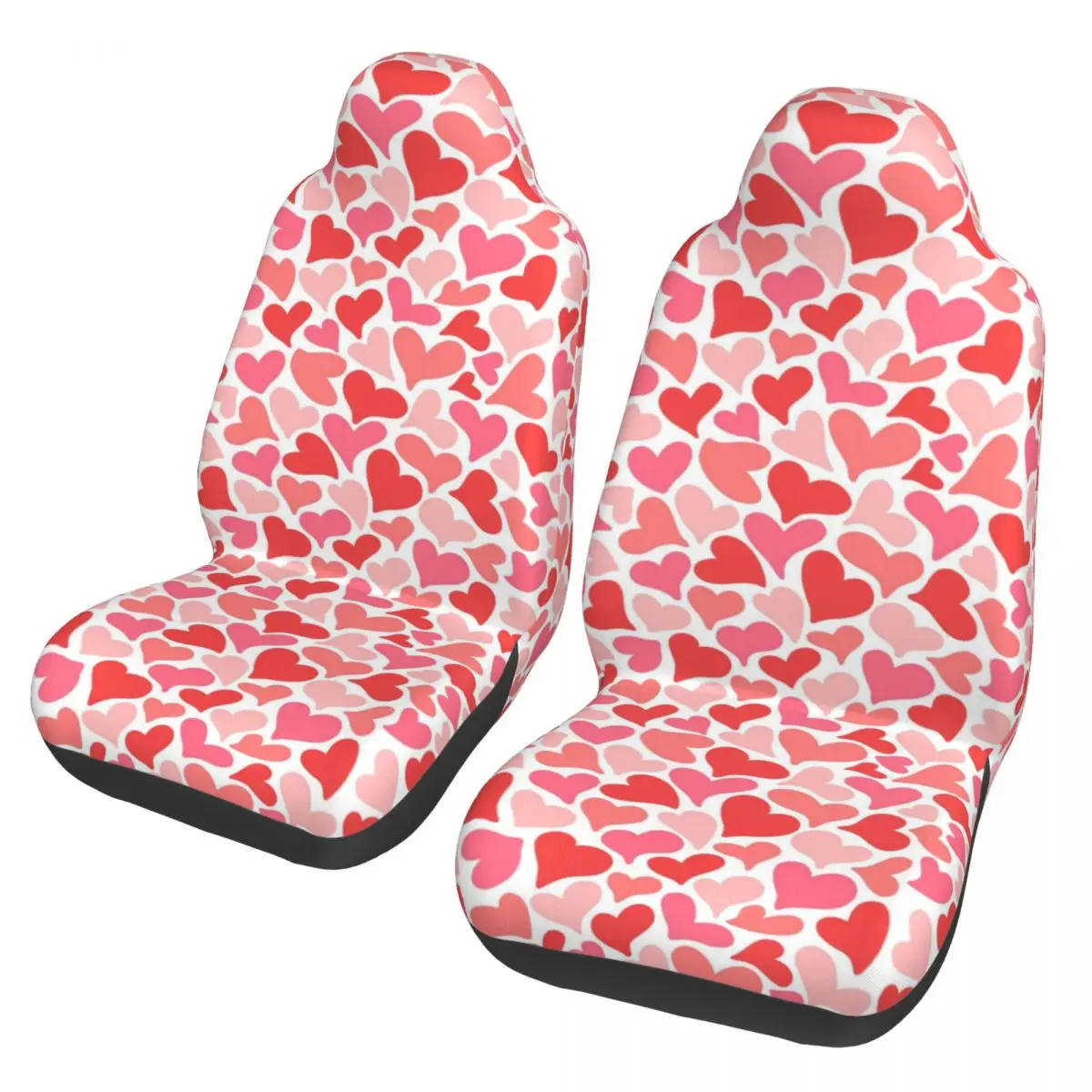 Love Heart Pattern Universal Car Seat Cover Waterproof AUTOYOUTH Valentine's Day Car Seat Covers Polyester Car Styling