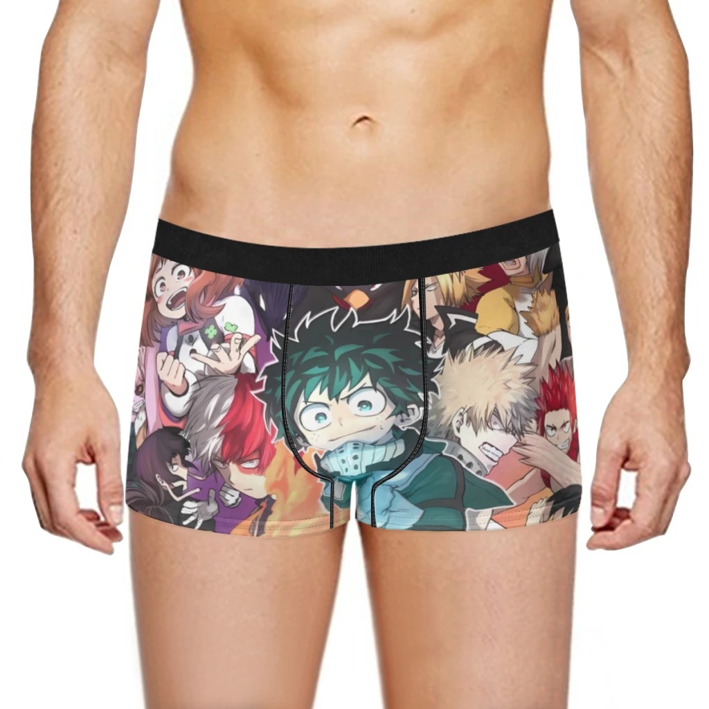 Anime-My-Hero-Academia Milk Silk Man Underwear Boxer Men Underpants Men's Panties Boxers Shorts