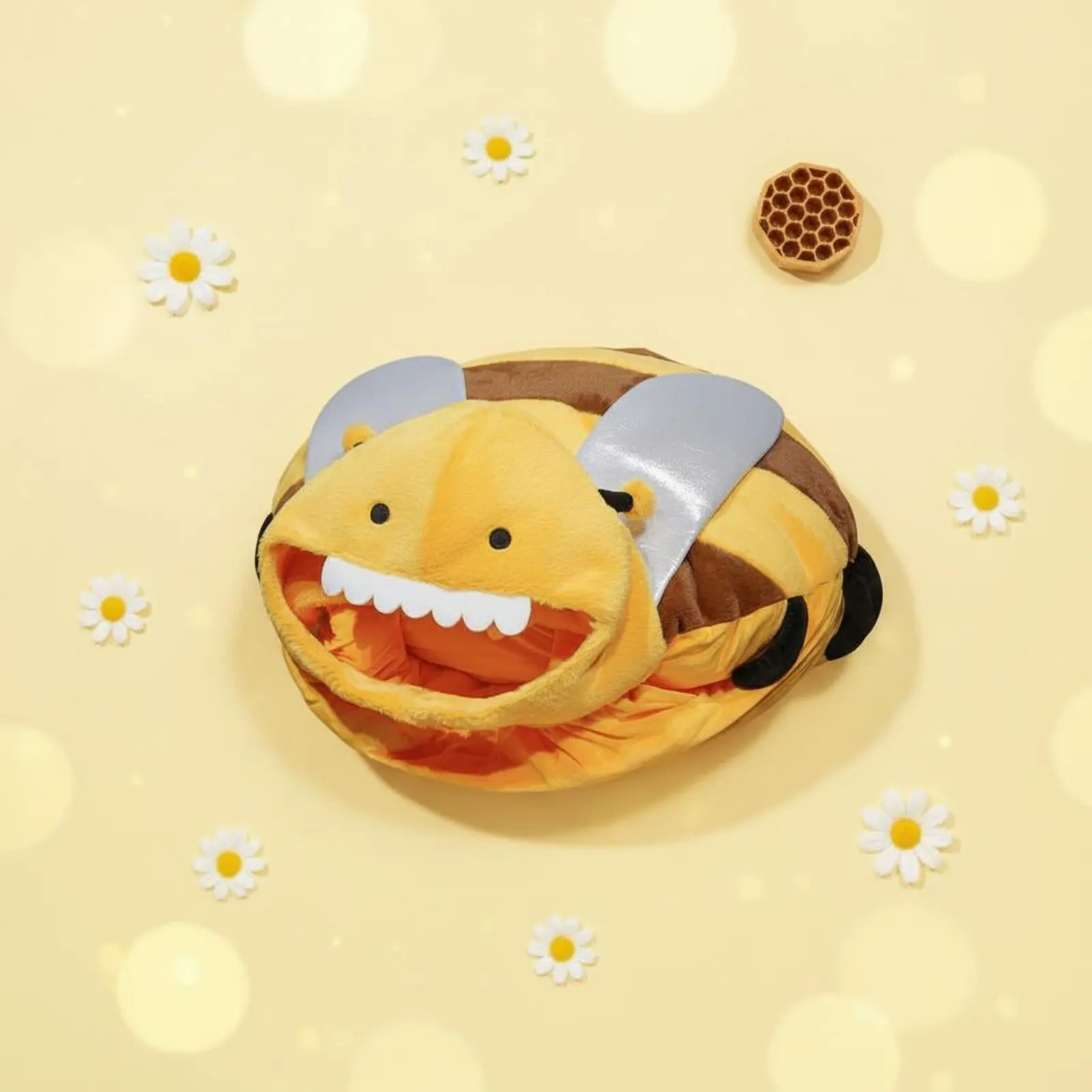 

Yellow Bee Soft Suit Fun Performance Prop Wearable Bee Stuffed Toy Best Gift Soft and Cozy for Dress up, Indoor
