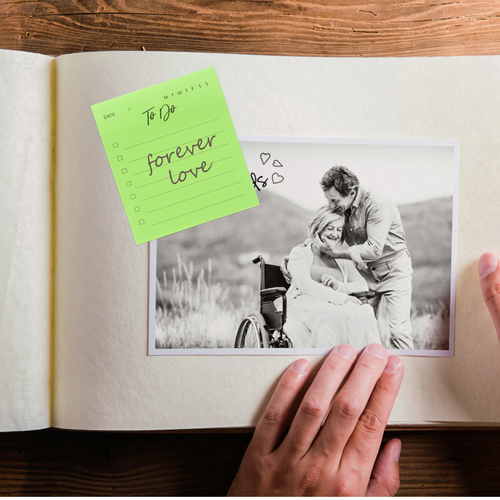 

6pcs Self-Adhesive Memo Portable Mini Notepads Thick Paper Removable Notes For School Office Home Memo Pads Note