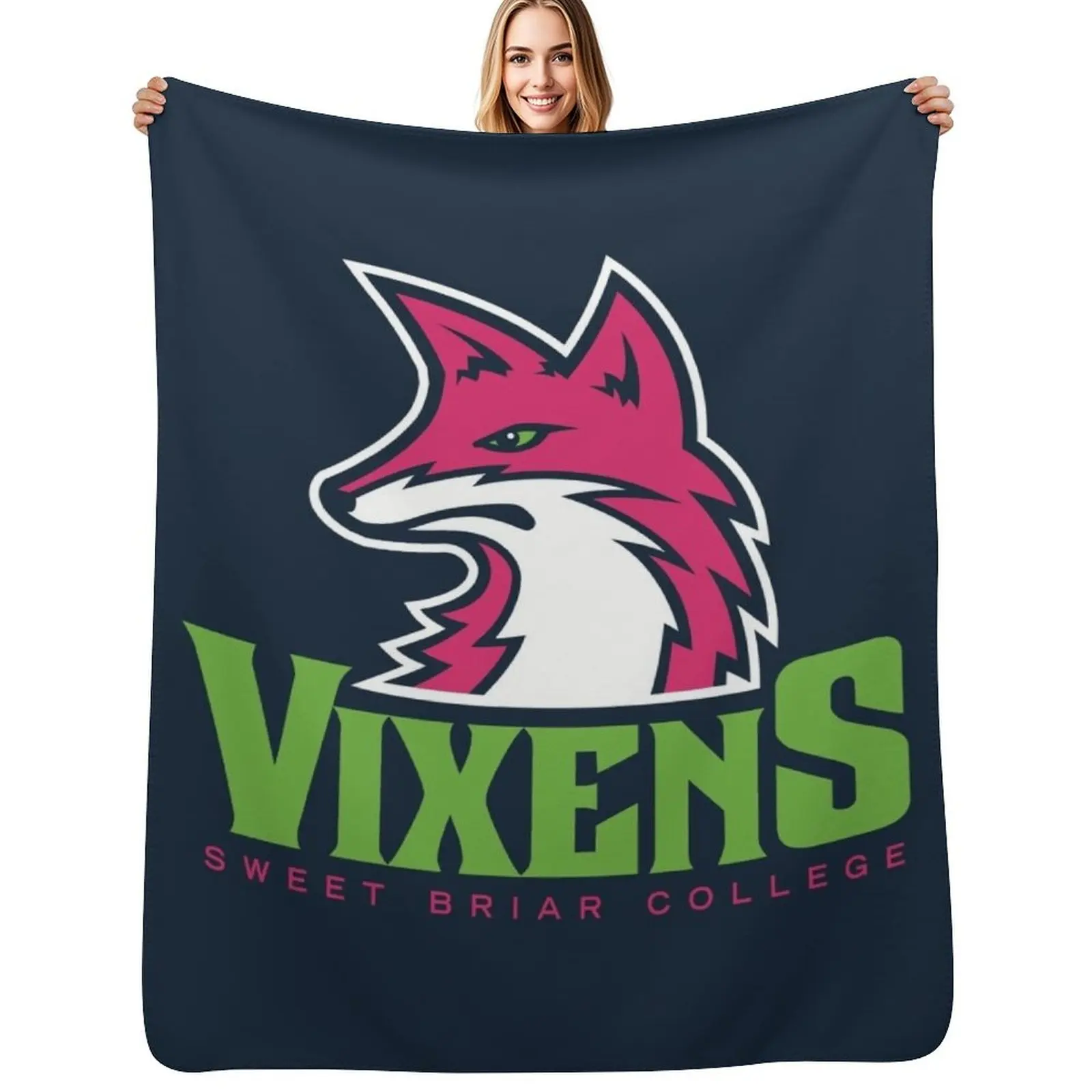 

Sweet Briar College Throw Blanket Cozy Napping Blanket Gift for Mom Dad