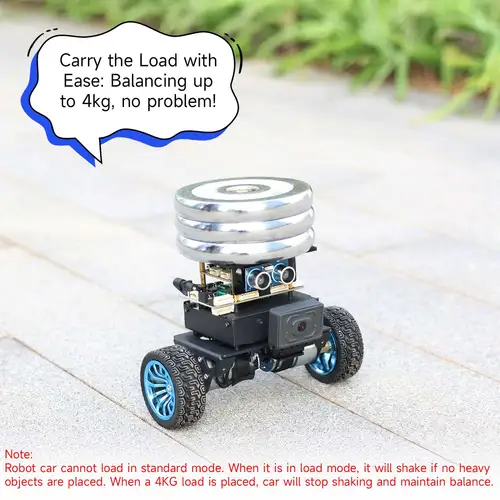 MicroROS セルフバランスロボットカー ESP32 および STM32 デュアルプロセッサベース TOF Lidar サポート 4KG 負荷 SLAM マッピングナビゲーション
