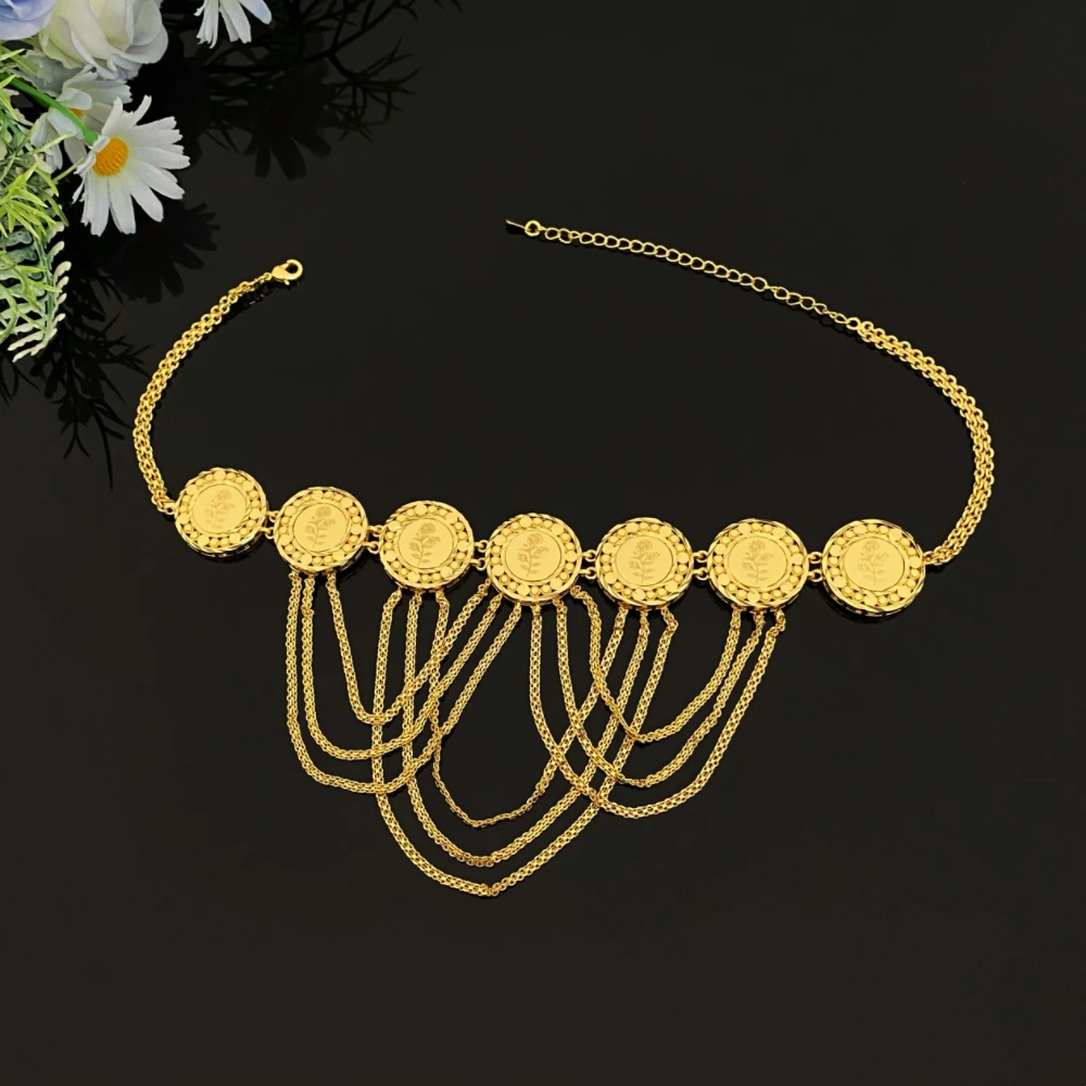JRH Gold-Plated Copper Jewelry Set for Women Trendy Festival Party Accessories with Bracelet Ring Necklace Earrings