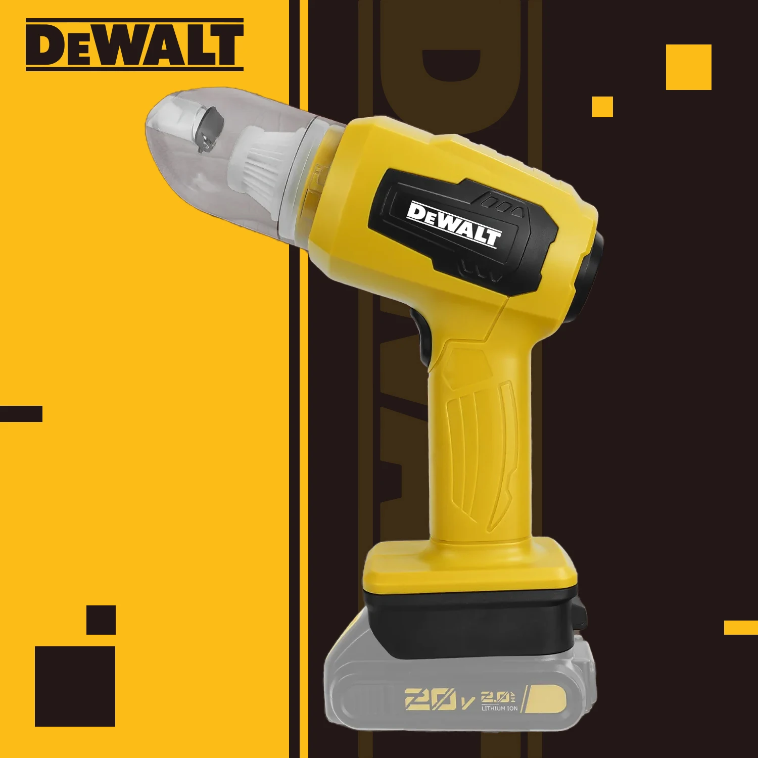 

Многофункциональные электроинструменты DeWalt: беспроводная бесщеточная угловая шлифмашина, резак, электрический гайковерт, полировальная машина, воздушный насос, термофен для 18В