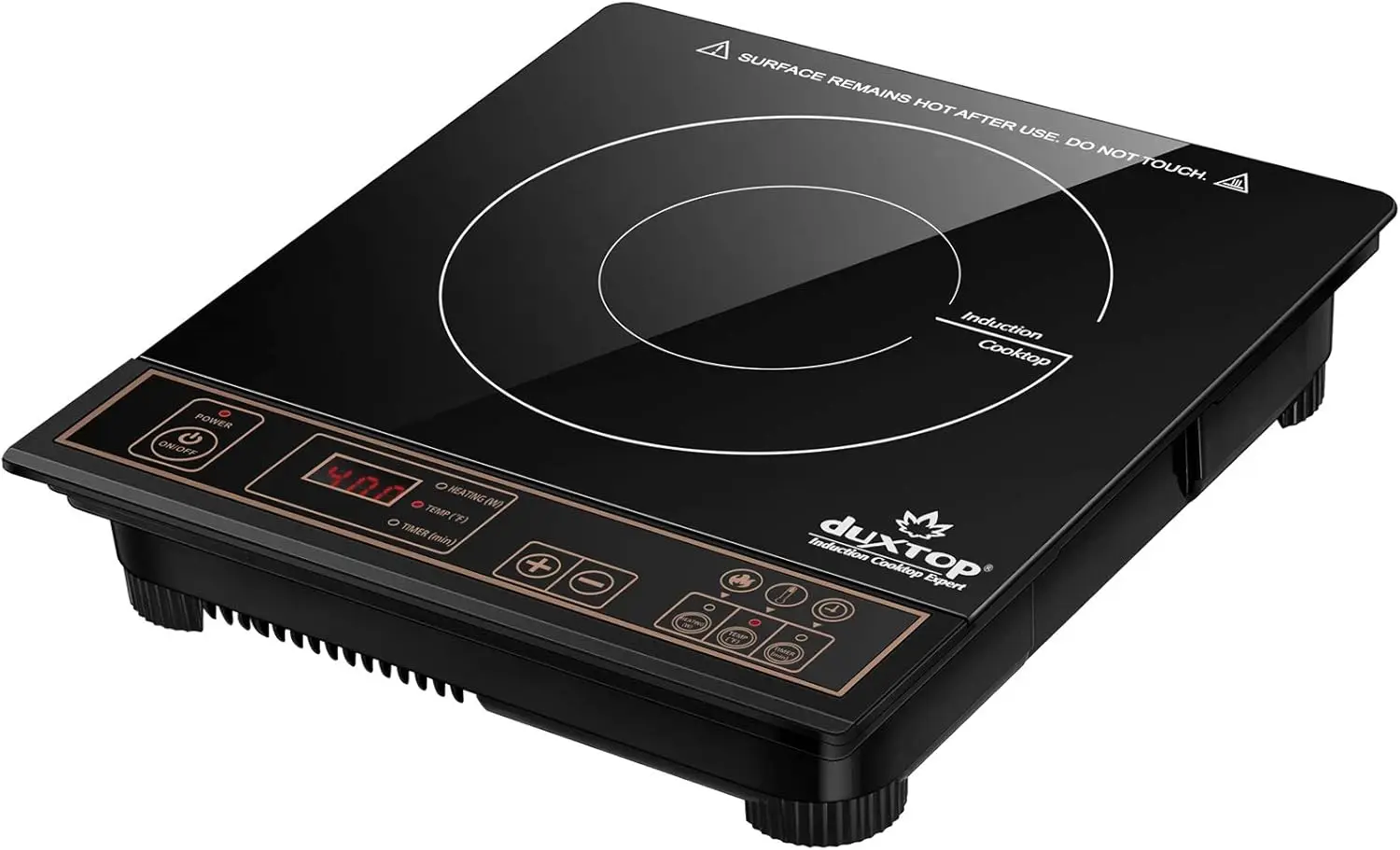 

New 1800W Portable Induction Cooktop Countertop Burner, Gold 8100MC/BT-180G3