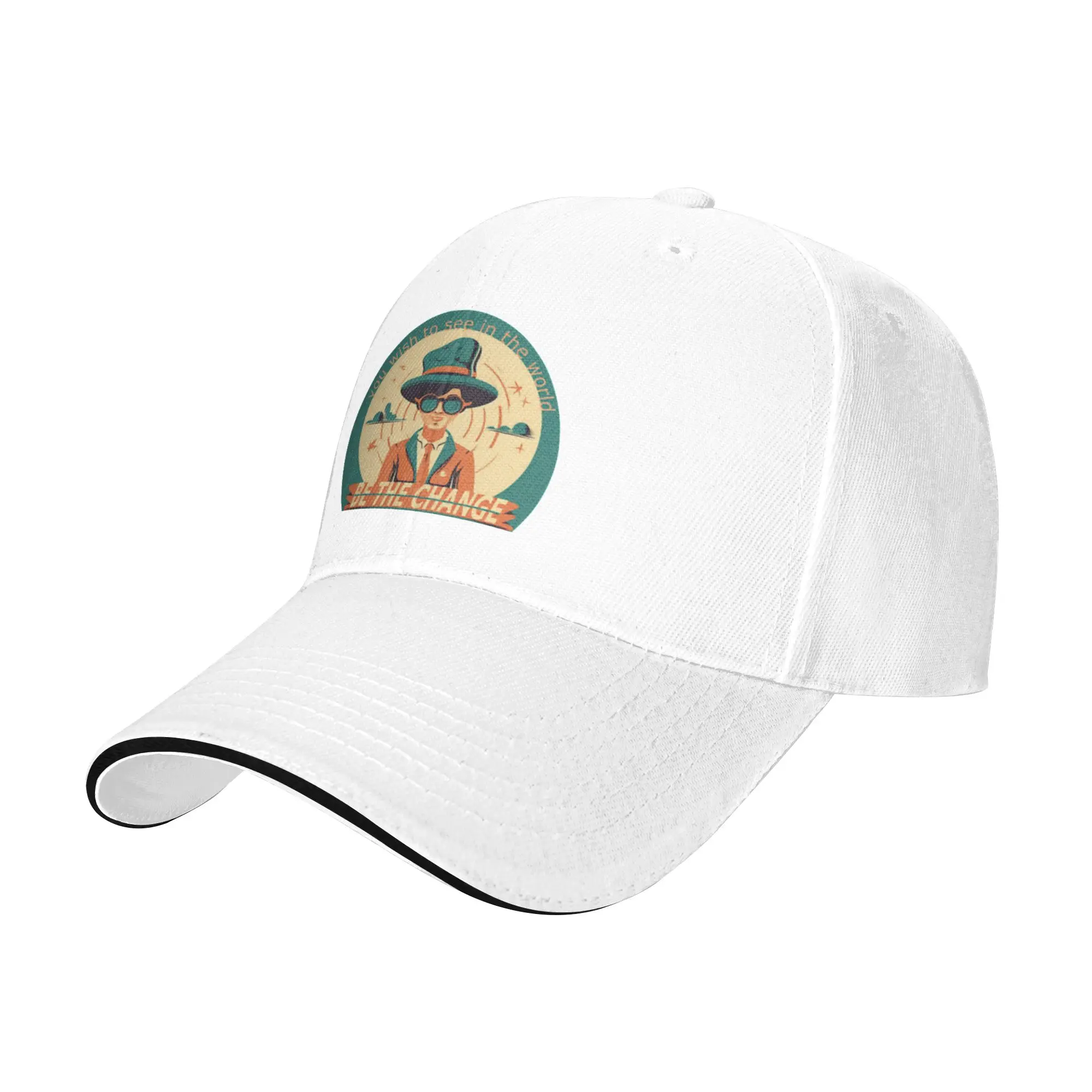 Be the change Motivation Gift For Children Men Women A Baseball Cap Hat