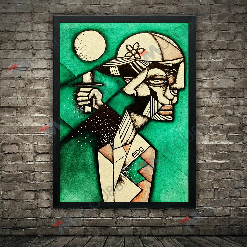 الرجال والنساء الحضرية الشرب مجردة الرسم على لوحات القماش الجدارية الحد الأدنى موضة الحياة الخيال ملصق فني طباعة ديكور المنزل