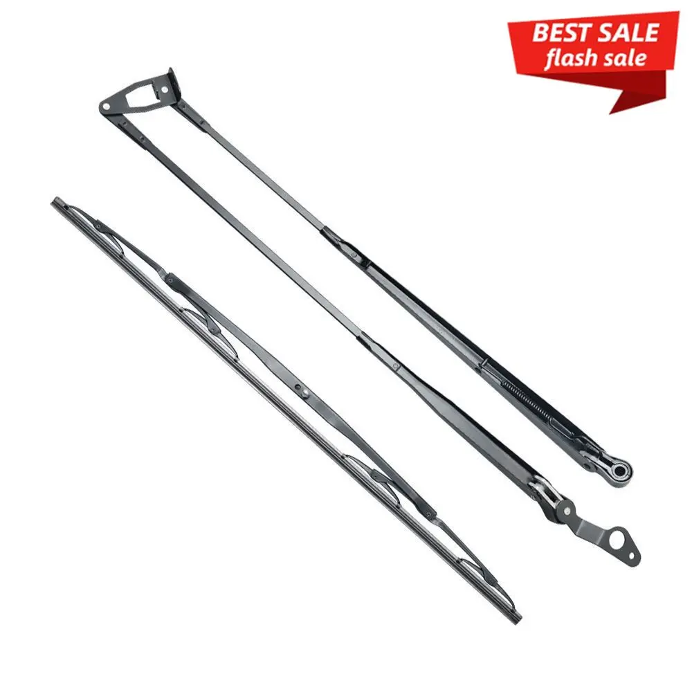 

For Wheat Corn Harvester Front Windshield Wiper Blades Construction Vehicle Dual Arm Wiper