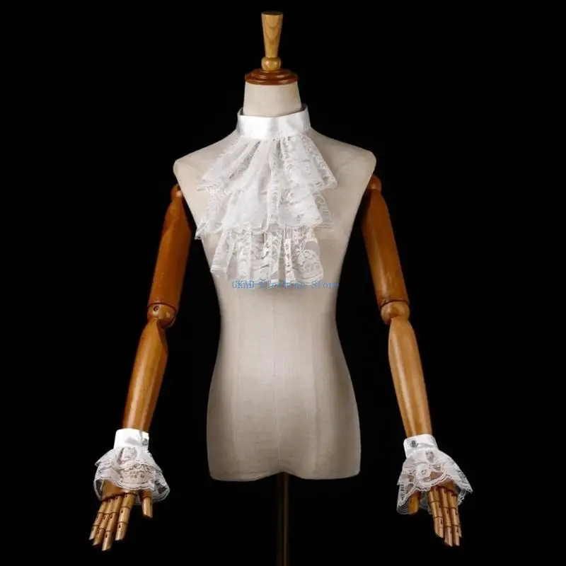 N0PE Elizabethan Styles Nud Wrap Halloween Costume Colonial Ruffled Ruff