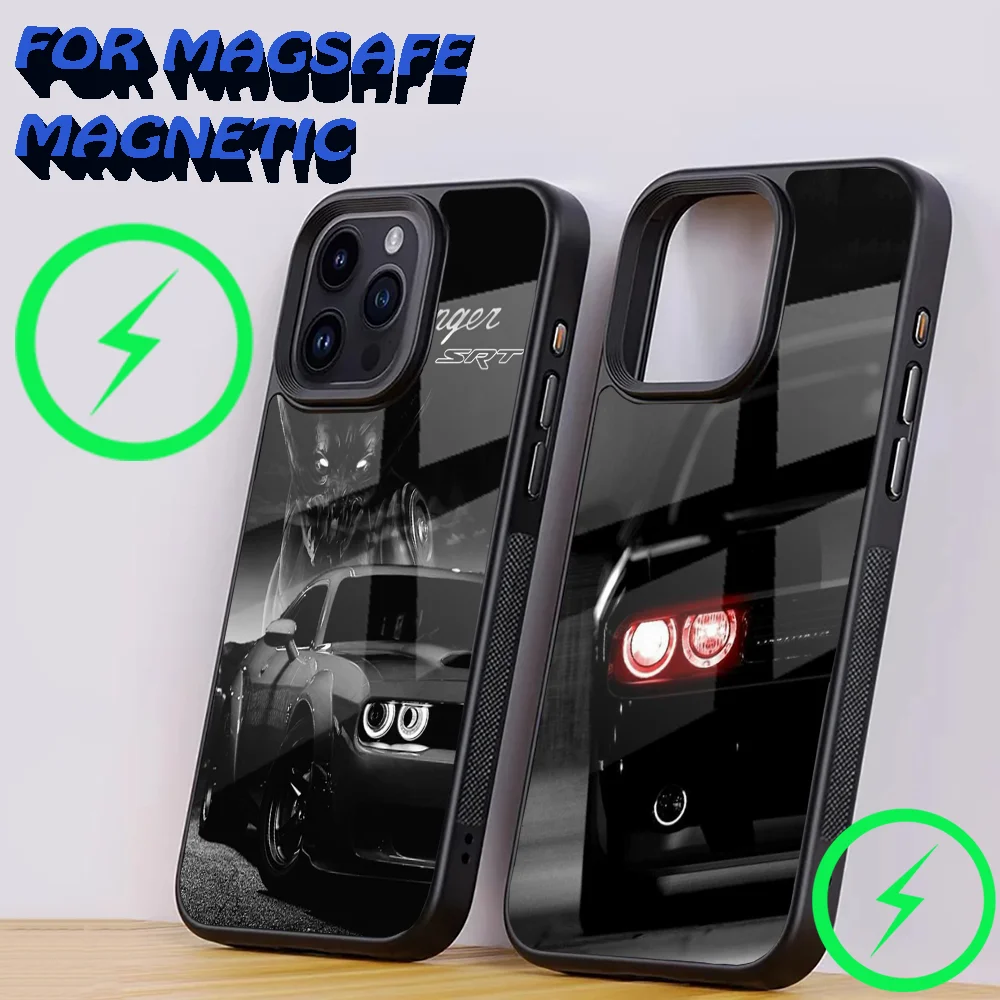 

DodgeS Challenger Srt Phone Case For iPhone 16,15,14,13,12,11,Plus,Pro,Max Mini Magsafe Magnetic Wireless Charging
