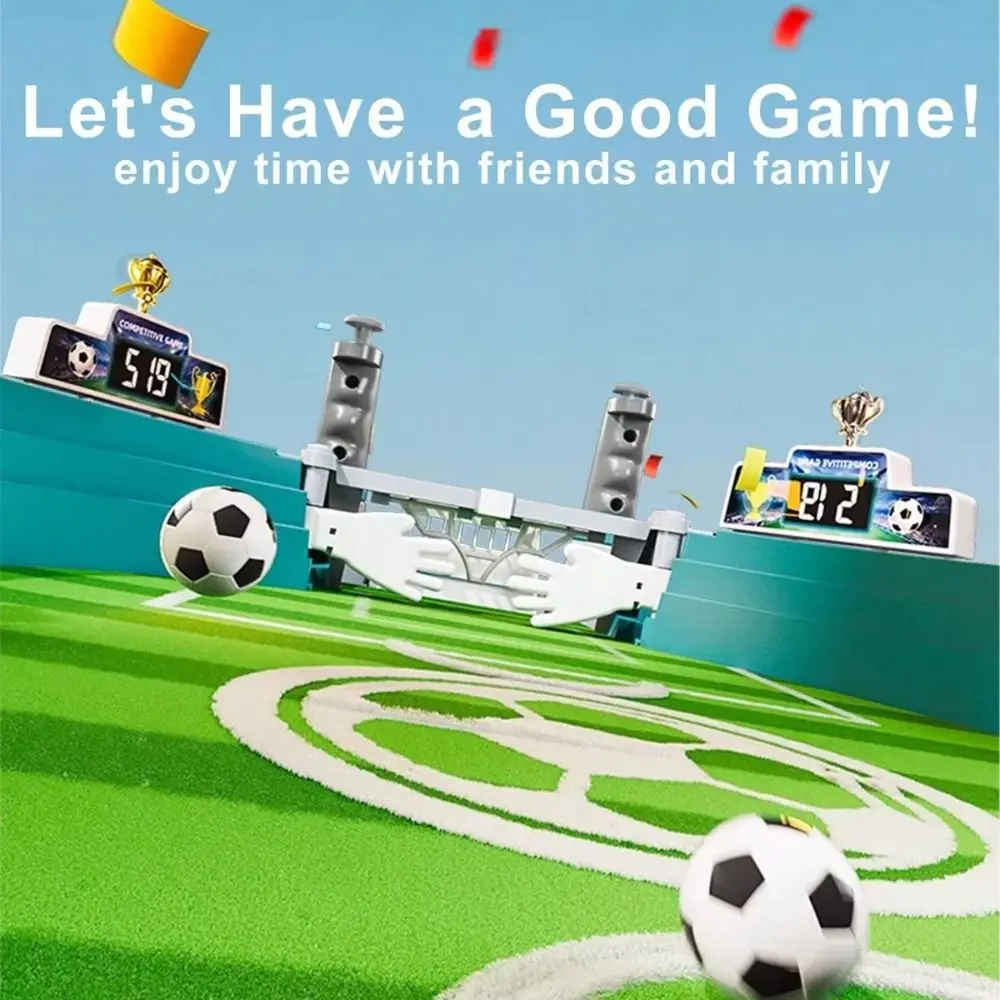 Tipo di espulsione Calcio da tavolo Gioco da tavolo Competitivo 2 palline Giocattoli da calcio da tavolo Innovazione Punteggio Mini giocattoli da calcio da tavolo