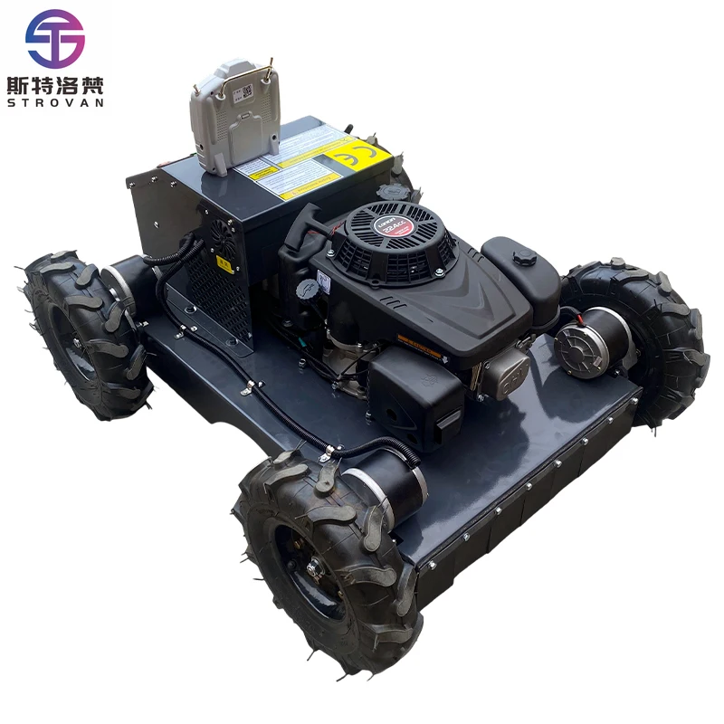 

STLF Садовая четырехтактная газонокосилка с дистанционным управлением, колесная косилка, маленькая газонокосилка для фермы и сада