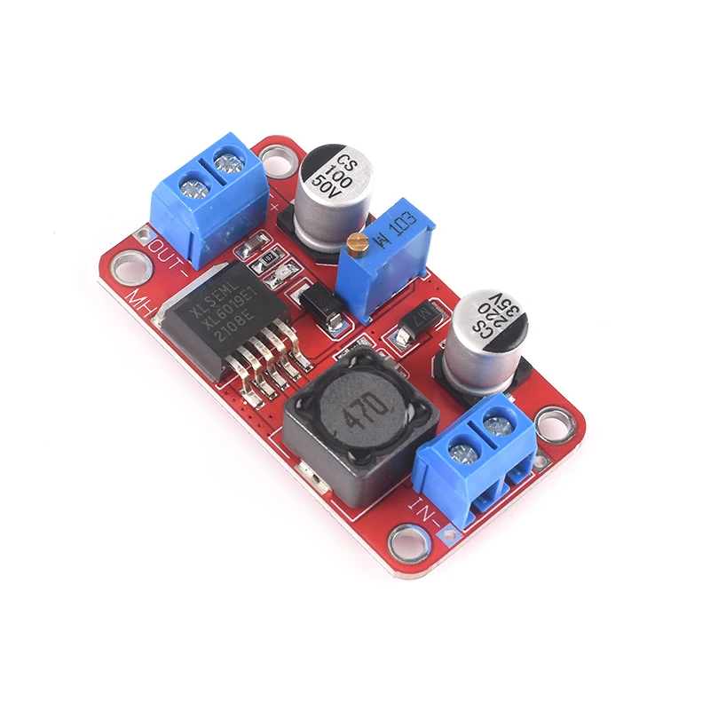 XL6019 DC-DC Booster module Power supply module output adjustable Super LM2577 XL6009 step-up module output 5V 12V 24V adjustabl