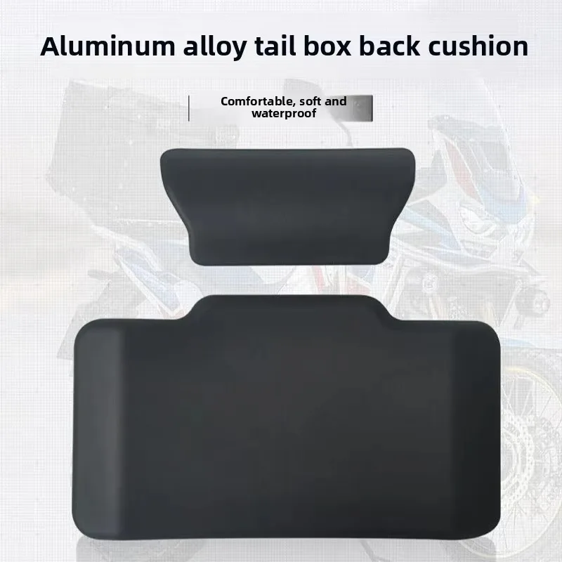 Tiy Universal Self-adhesive Shockproof Moto Rear Top Case Box Luggage Cushion Pad Backrest Motorcycle Passenger Backrest Back Pa