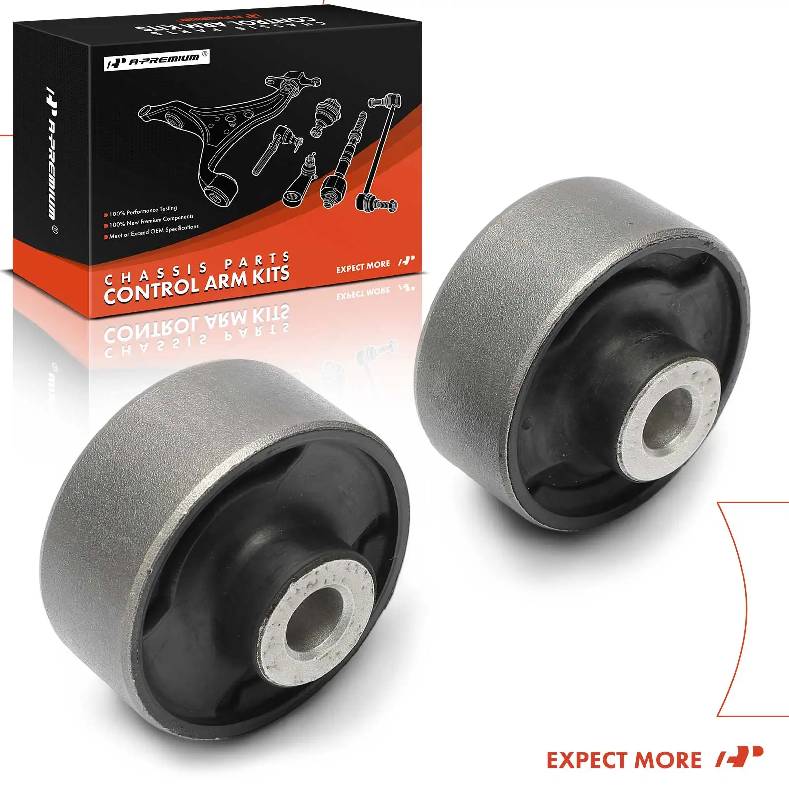 A-Premium 2x Front Lower Rearward Control Arm Bushing for Volkswagen Jetta 2011-2018 Passat 2014-2019 Beetle 2012-2019 5C0407183A