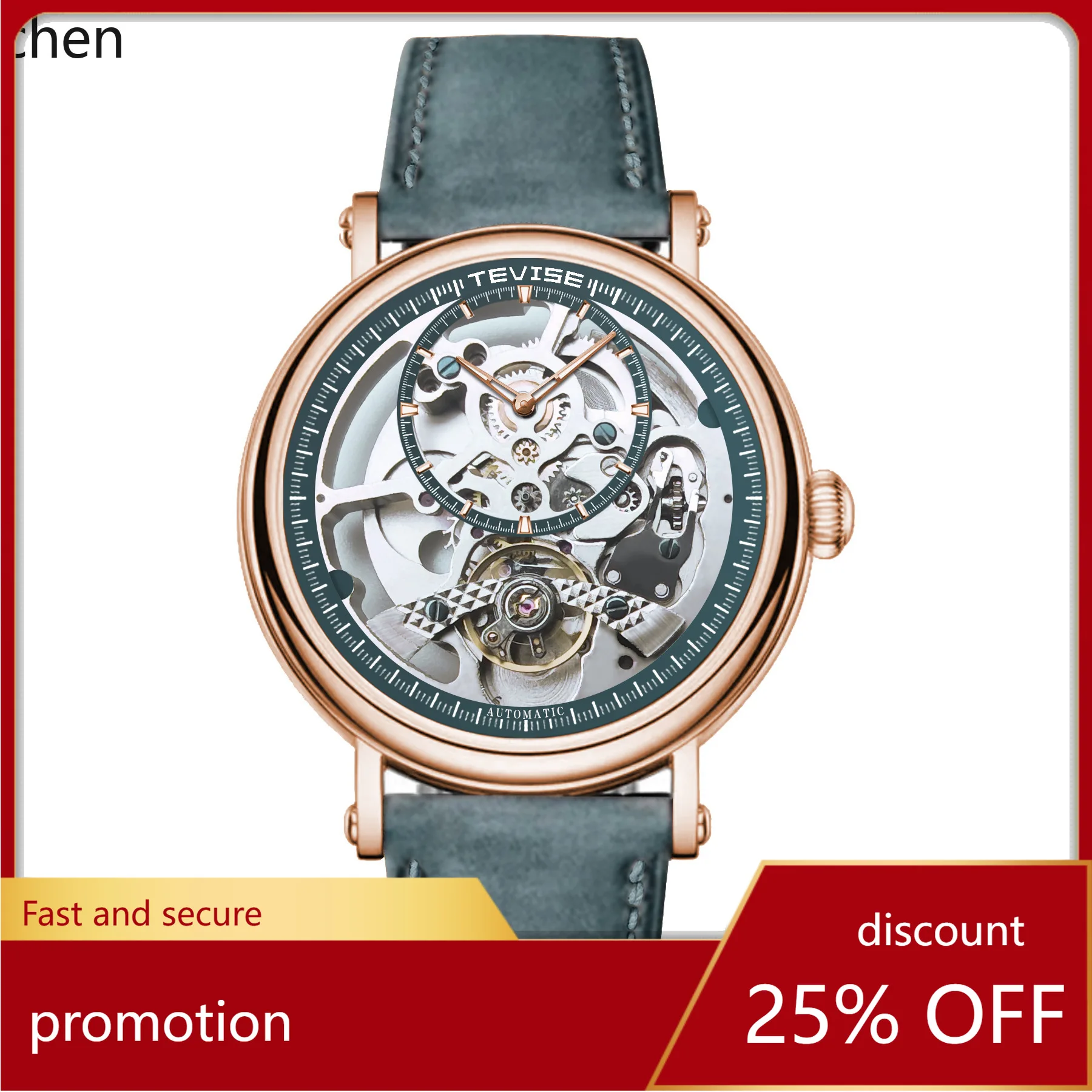 

Zml watch - automatic tourbillon, waterproof, luminous, moon phase mechanical watch for men
