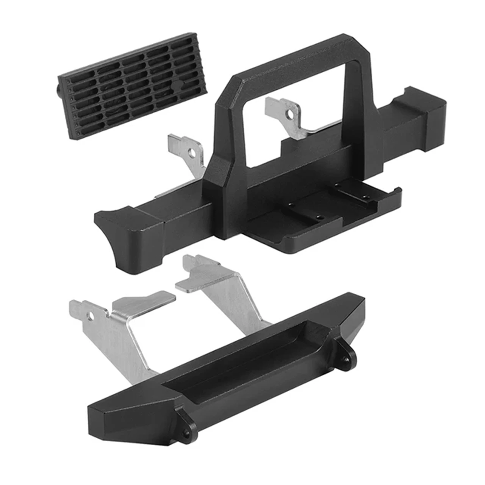 RCGOFOLLOW Aluminum Alloy Durable Front Bumper Wear-resistant Rc Front Bumper For 1/18 Rc Front Bumper Trx4m