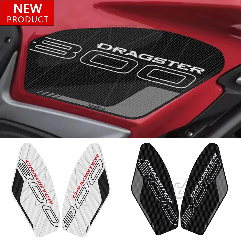 

For MV Agusta DRAGSTER 800 RC RR AMErica PIRELLI 2019-2020 motorcycle side fuel tank pad protection anti slip leather sticker