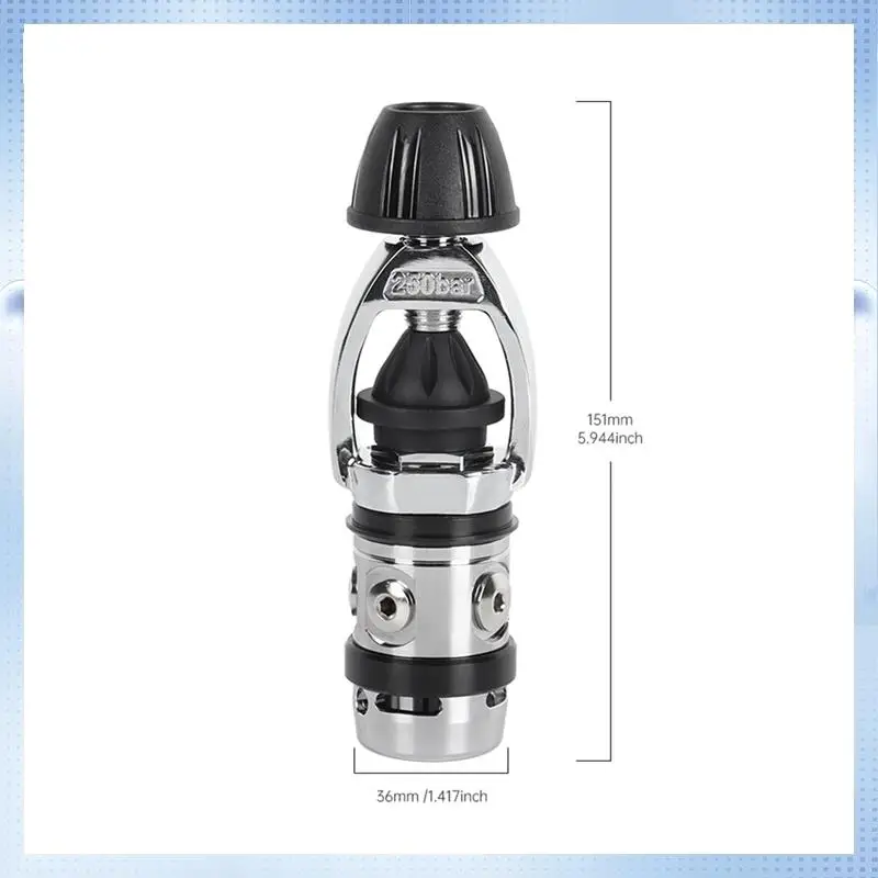 

ABHQ-Elite Scuba Diving Regulator With First & Second Class 5-Port Reducing Valve For Deep Sea Exploration