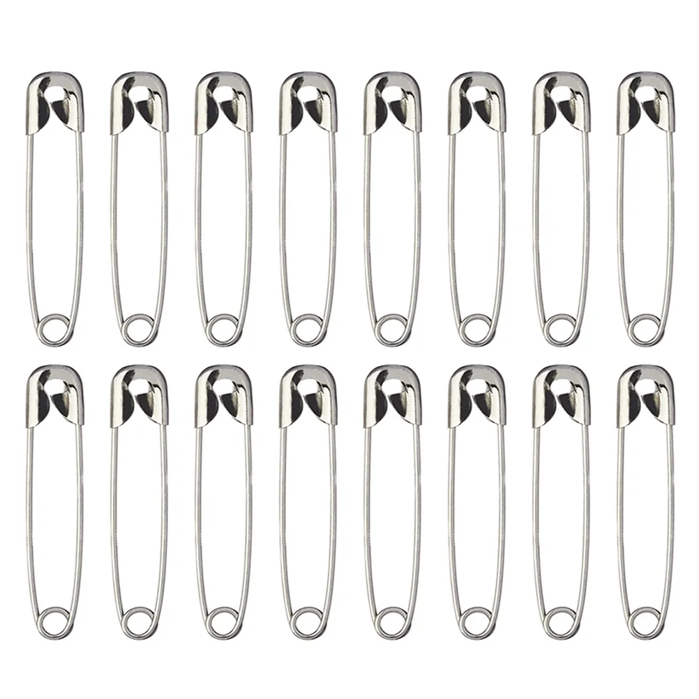 1728pcs Safety Pin Clips Iron Fabric Pins For Sewing Quilting Diy Crafts Strong Reusable Metal Pins Smooth Surface No Burrs For