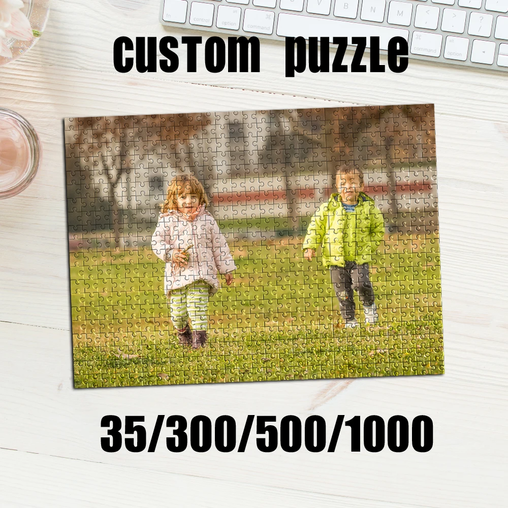 35/300/500/1000 Stück personalisiertes, individuelles Foto-Selfie-Puzzle, individuelles Puzzle als ein besonderes Geschenk für Familie und Freunde