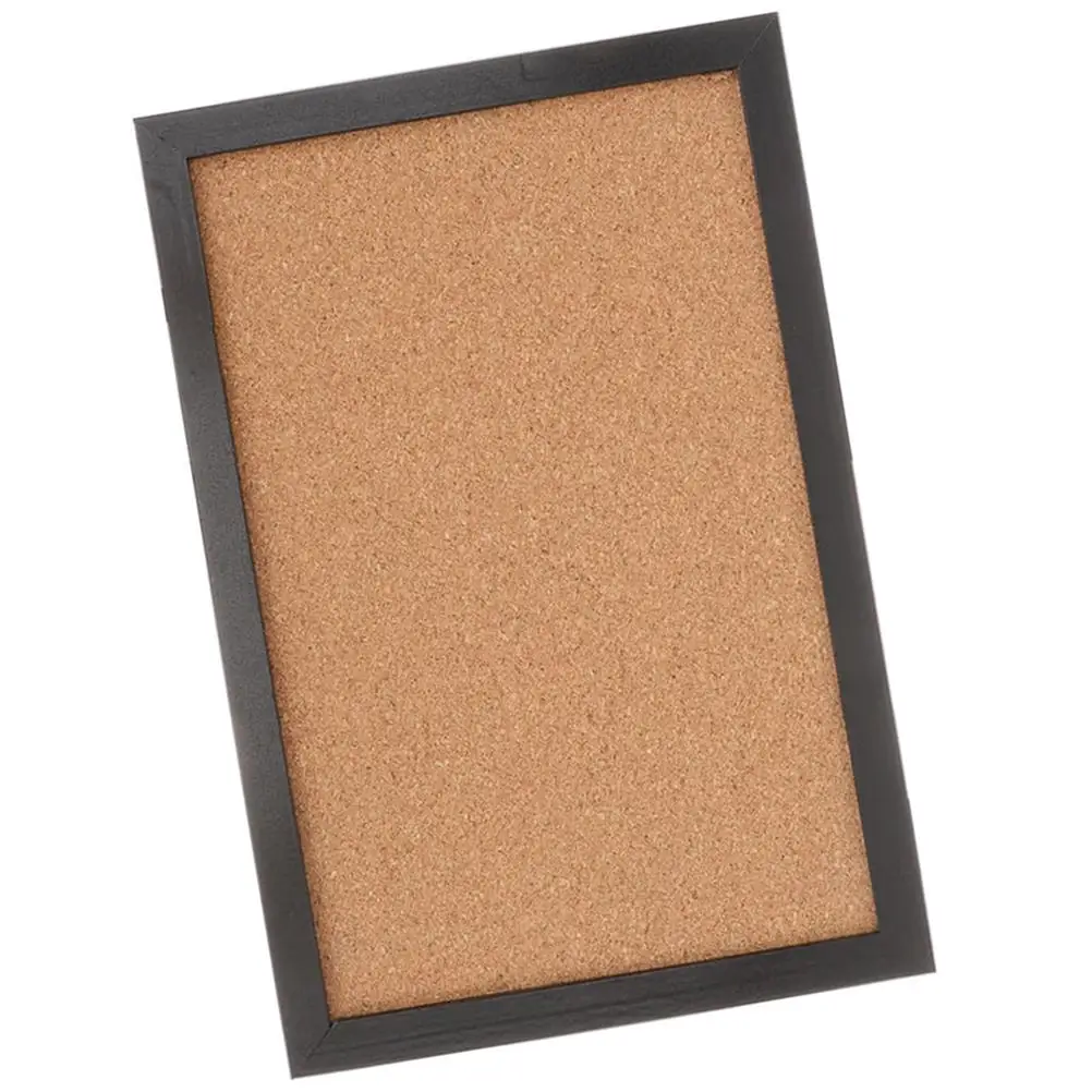 Cork Bulletin Board Wall Mountable Memo Board for Office Home Decor Picture Frame Style Soft Cork Boards Small Size