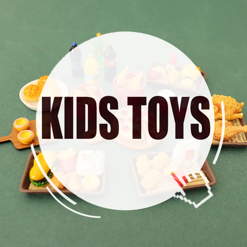 6 ピース/10 ピース/セットミニチュアドールハウスハンバーガーコーラカップファーストフードドールハウス用プレイキッチンアイスクリームアクセサリーおもちゃ