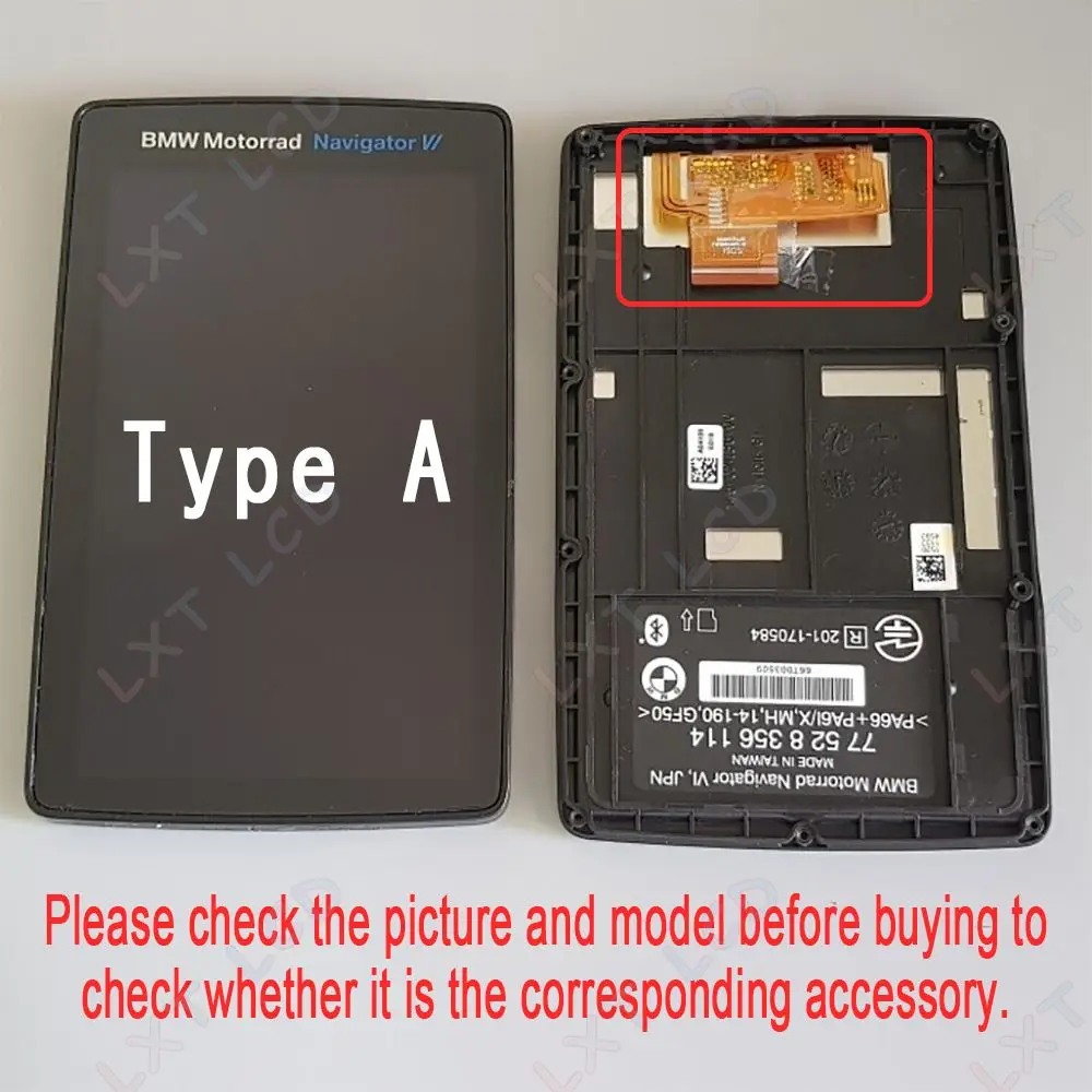 

LCD Screen Display Panel For BMW Motorrad Navigator VI 6 LCD Display Touch Screen Panel Part Replacement With Touchscreen 5 Inch