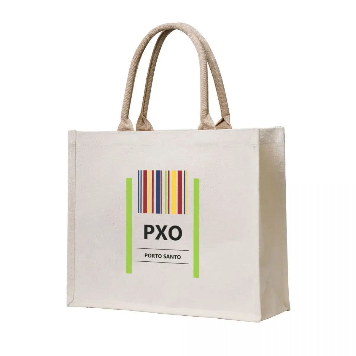 

Porto Santo (PXO) Airport Baggage tag Tote Bag Women's handbag tote bags men female bag