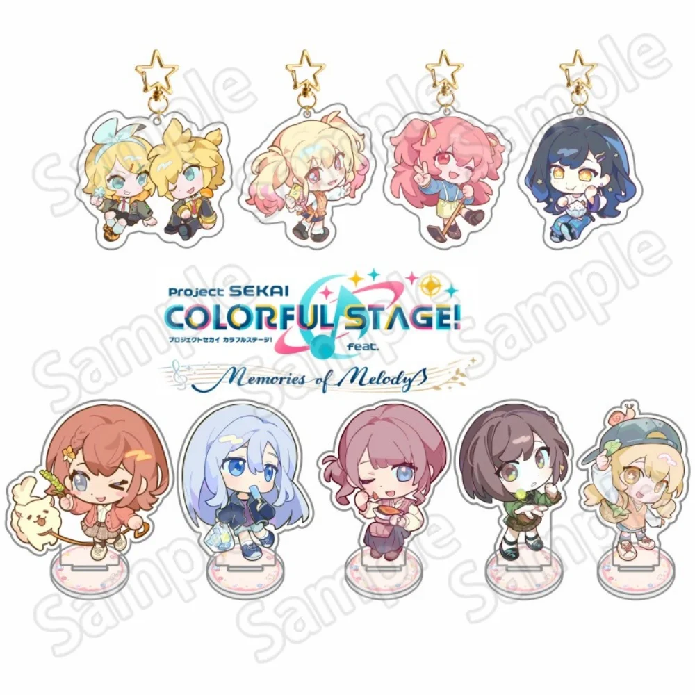 Game Project Sekai Colorful Stage 6‑10cm Acrylic Stand Keychain Saki Tenma Kanade Yoisaki   Desktop Ornament Collectible Fan Gif