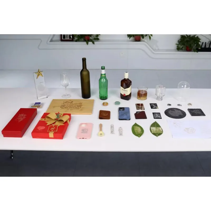 [الأكثر مبيعا] آلات نقش شعاع الأشعة فوق البنفسجية المحمولة الصغيرة 3D 3W 5W 10W 15W بهلوان من الجلد الكريستالي لجميع المواد