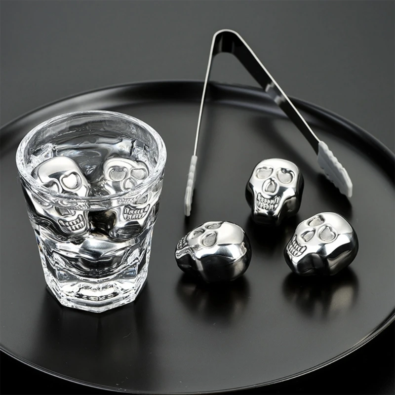 Skull Metal Stones Chiller Birthday Gift for Dad Him Husband